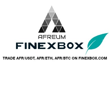 Afreum AFR listed on Finexbox Exchange